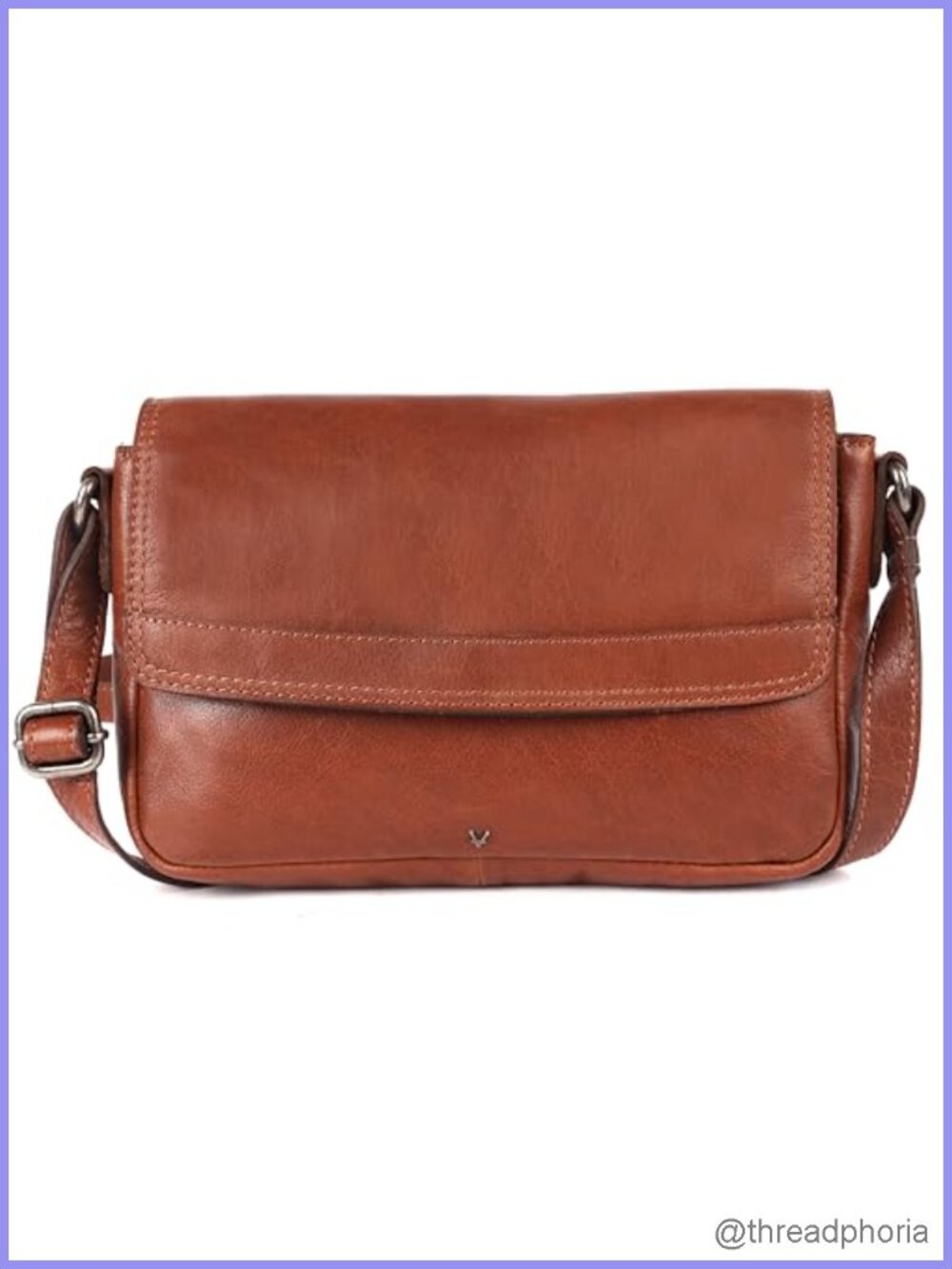 Genuine Leather Crossbody Sling Bag Women Vintage Shoulder Purse